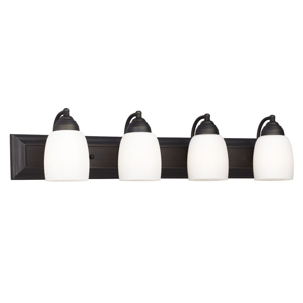 Barclay Four Light Vanity 724134BN Galaxy Lighting - Bright Light Chandeliers