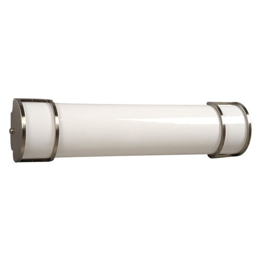 Bath & Vanity Light - in Brushed Nickel finish with Satin White Acrylic Lens (Fluorescent, 120V HPF, Electronic Ballast) 921224BN-HPF Galaxy Lighting - Bright Light Chandeliers