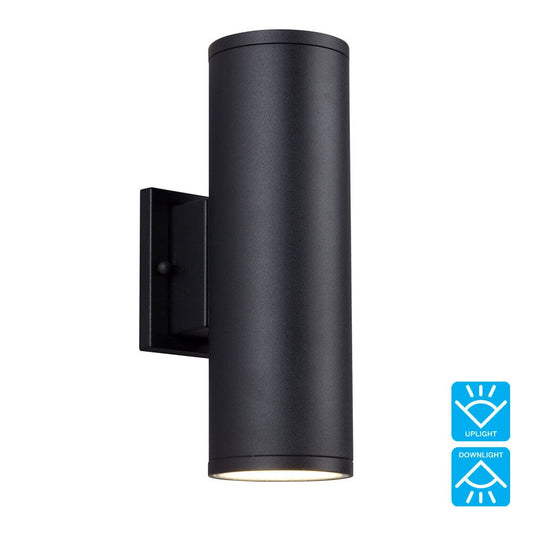 120V Dimmable LED 2-Light Outdoor WALL FIXTURE BK IP65 L325522BK Galaxy Lighting - Bright Light Chandeliers