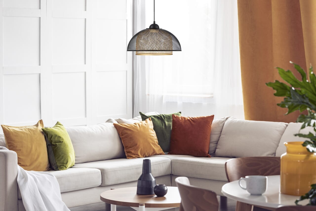 Kenmore Two-Tone LED Pendant 35945-017 Eurofase Lighting - Bright Light Chandeliers