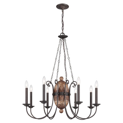 ALBERO 8-LIGHT CHANDELIER 25607-017 Eurofase Lighting - Bright Light Chandeliers