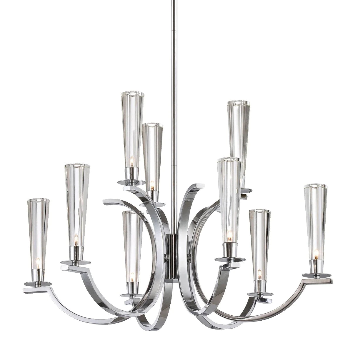 Cromo 9-Light Chandelier 25634-013 Eurofase Lighting - Bright Light Chandeliers