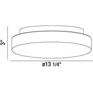 Ramata 2-Light Flushmount 26145-013 Eurofase Lighting - Bright Light Chandeliers