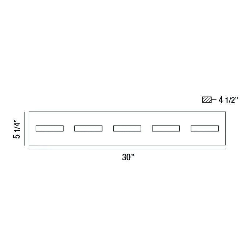 Olson 5-Light LED Bathbar 28022-015 Eurofase Lighting - Bright Light Chandeliers