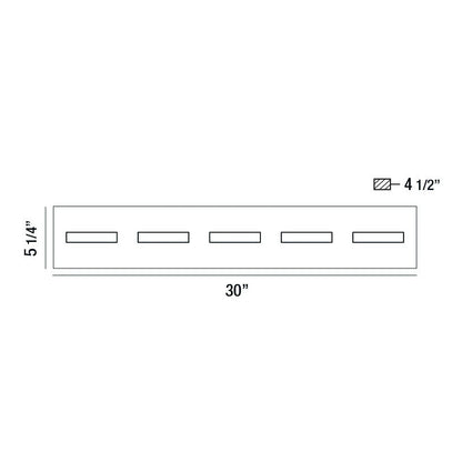 Olson 5-Light LED Bathbar 28022-015 Eurofase Lighting - Bright Light Chandeliers