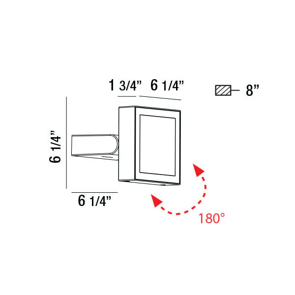 Bravo LED Outdoor Wall Mount 28288-015 Eurofase Lighting - Bright Light Chandeliers