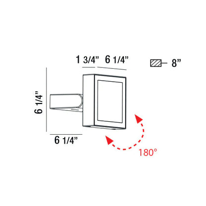 Bravo LED Outdoor Wall Mount 28288-015 Eurofase Lighting - Bright Light Chandeliers