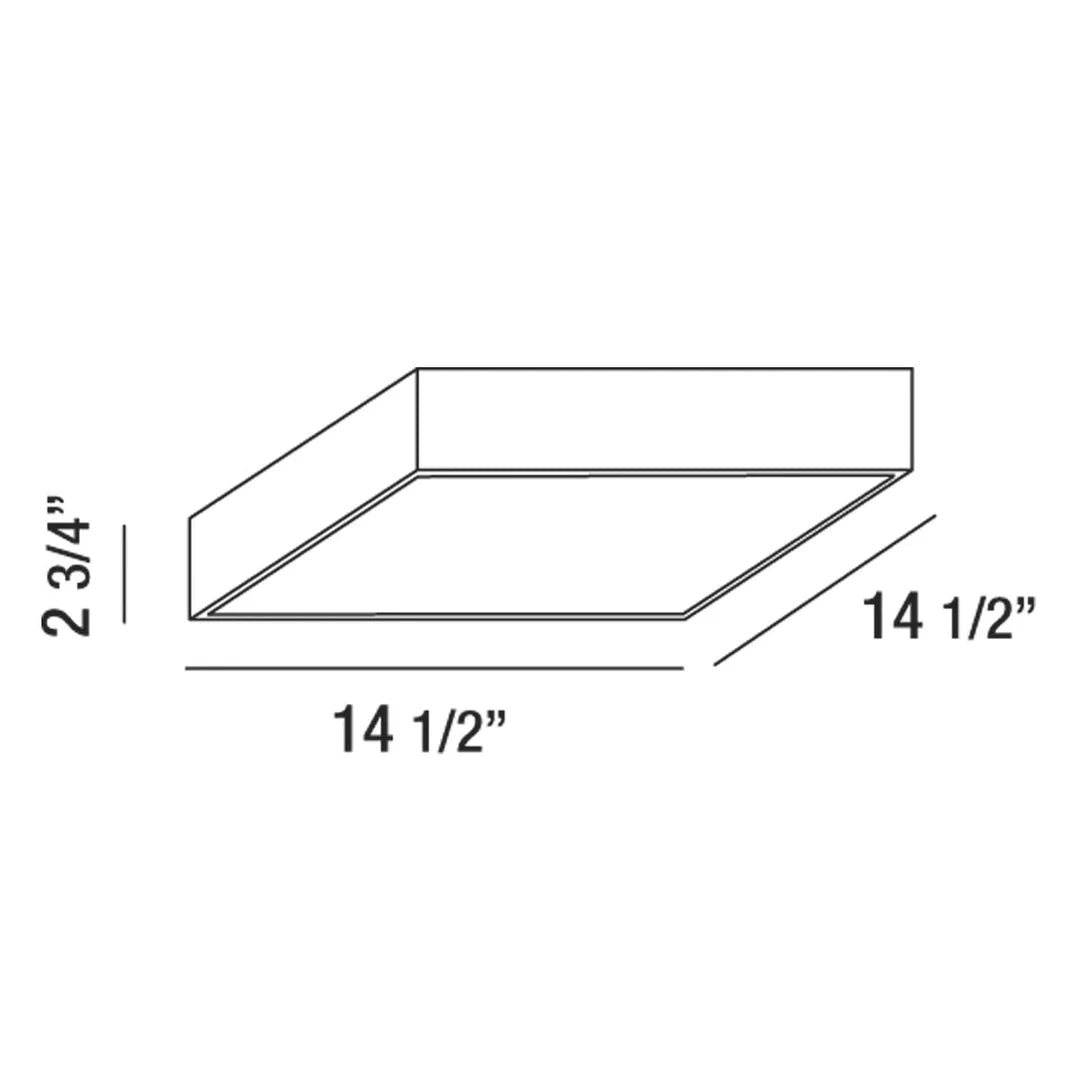 Mac 1-Light LED Flushmount 29002-30-028 Eurofase Lighting - Bright Light Chandeliers