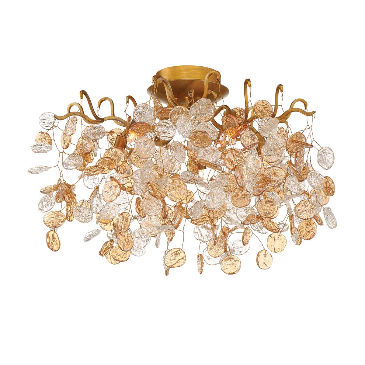 Campobasso 5-Light Flushmount 29056-019 Eurofase Lighting - Bright Light Chandeliers