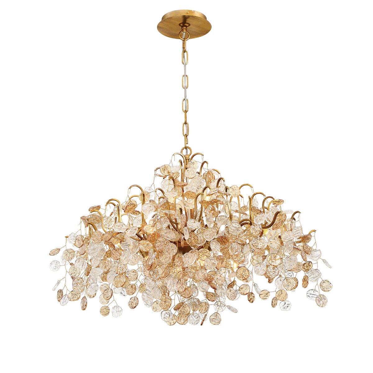 Campobasso 8-Light Chandelier 29059-010 Eurofase Lighting - Bright Light Chandeliers