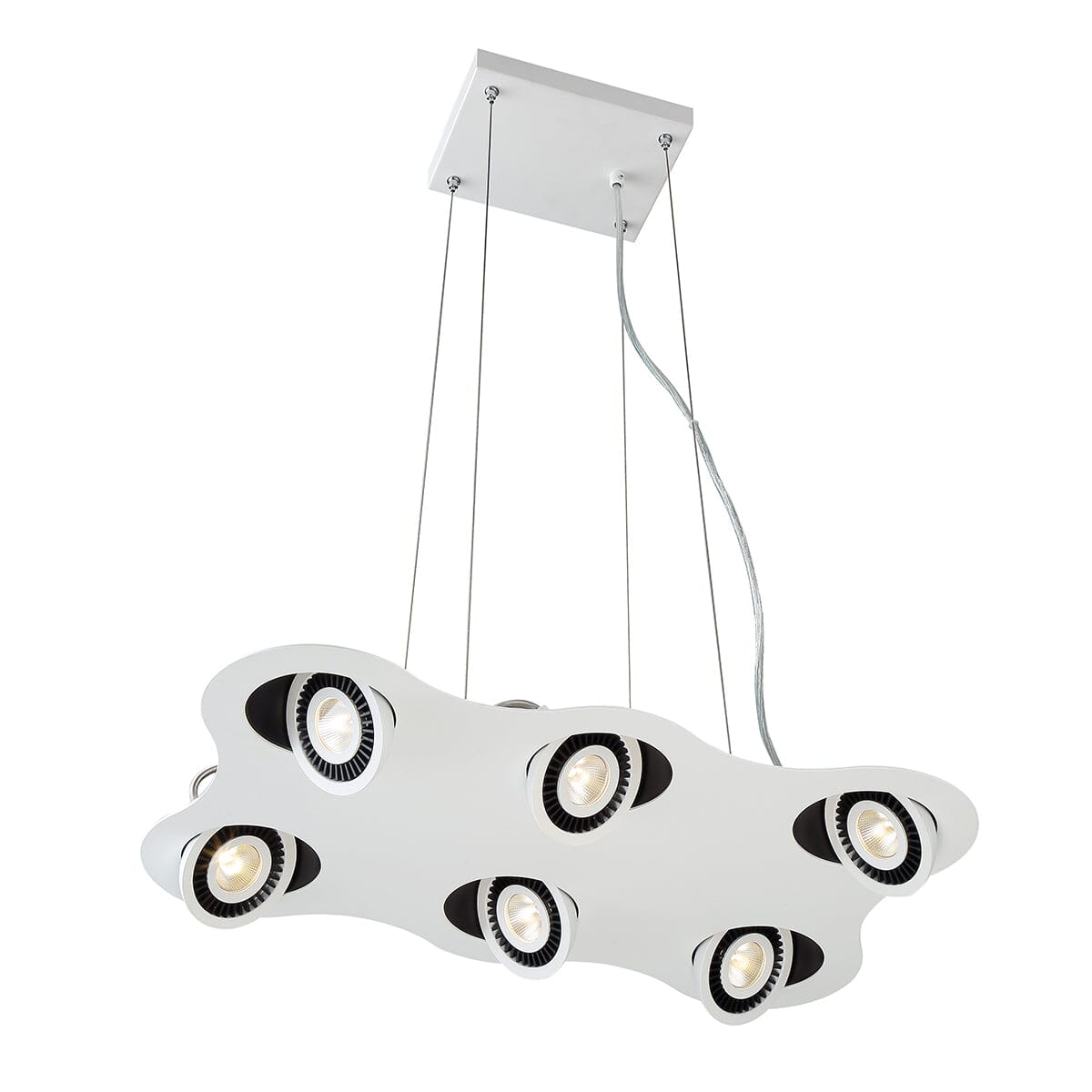 Vision 6-Light Pendant 29484-010 Eurofase Lighting - Bright Light Chandeliers