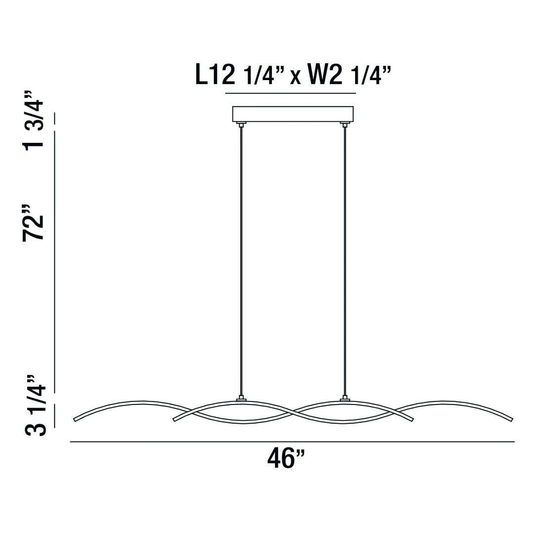 Sly 4-Light LED Pendant 30042-018 Eurofase Lighting - Bright Light Chandeliers