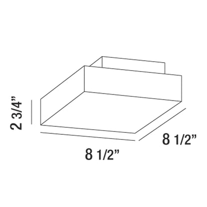 Monti 1-Light Small LED Flushmount 30170-018 Eurofase Lighting - Bright Light Chandeliers