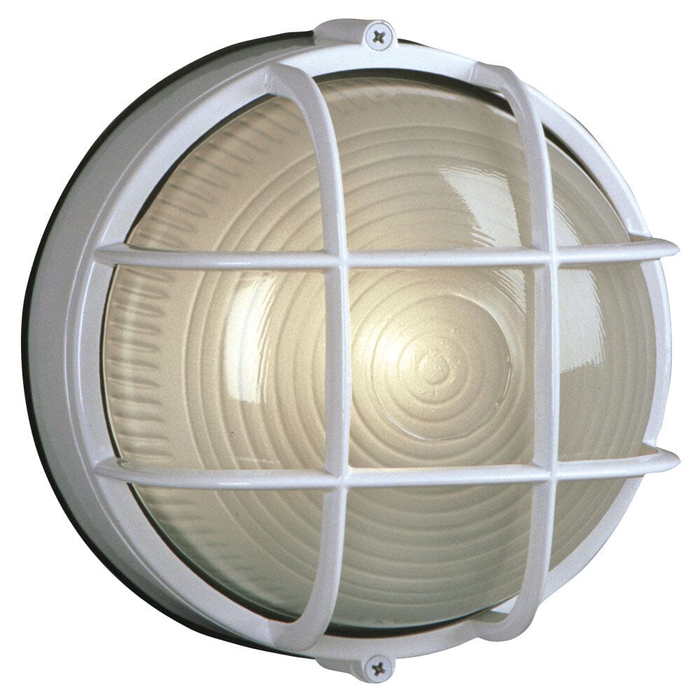 Cast Aluminum Marine Light with Guard 305012 BLK Galaxy Lighting - Bright Light Chandeliers