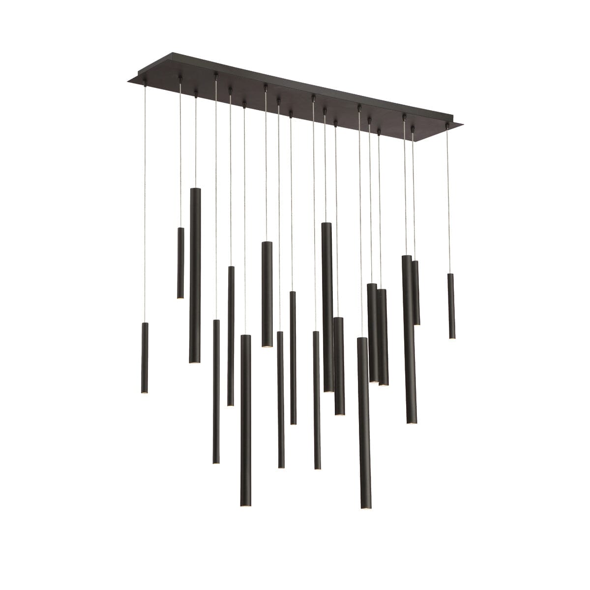 Santana 18-Light Linear LED Chandelier 31446-013 Eurofase Lighting - Bright Light Chandeliers