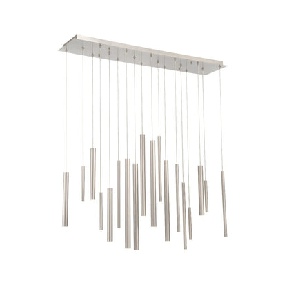 Santana 18-Light Linear LED Chandelier 31446-013 Eurofase Lighting - Bright Light Chandeliers