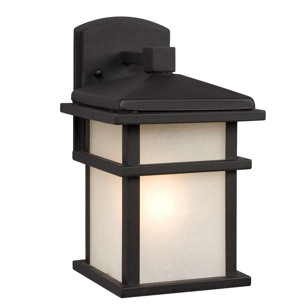 1-Light Outdoor Wall Mount Lantern 314480BK Galaxy Lighting - Bright Light Chandeliers