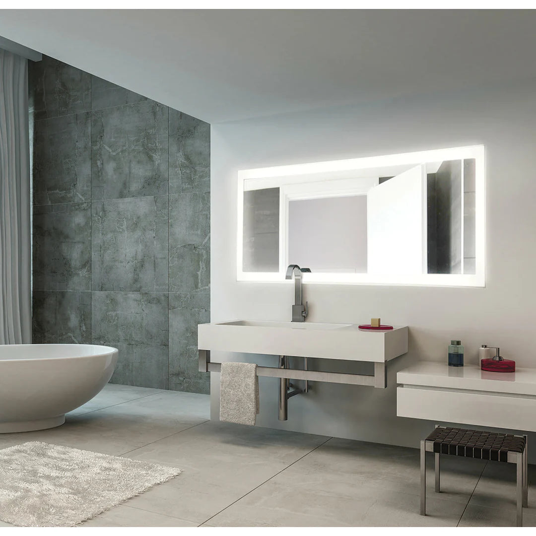 Rectangular Edge-Lit LED Mirror 31487-016 Eurofase Lighting - Bright Light Chandeliers