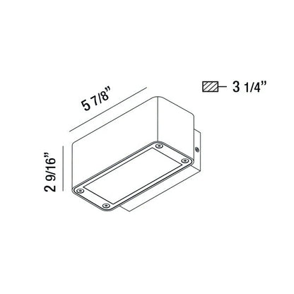 Outdoor LED Wall Mount 31581-011 Eurofase Lighting - Bright Light Chandeliers