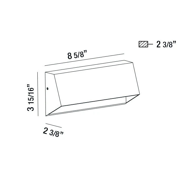 Outdoor LED Wall Mount 31589-017 Eurofase Lighting - Bright Light Chandeliers