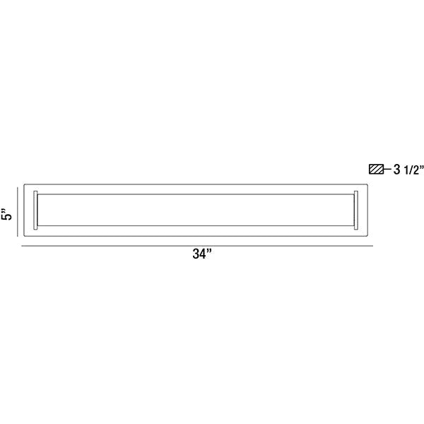 Viola Extra Large LED Wall Sconce 31637-015 Eurofase Lighting - Bright Light Chandeliers