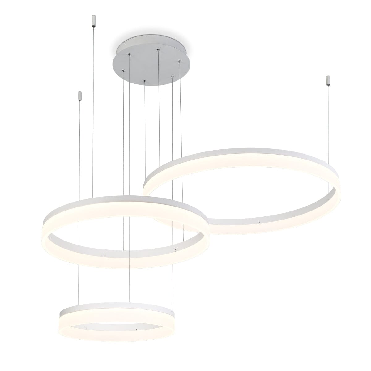 Minuta Three-Tier LED Chandelier 31779-012 Eurofase Lighting - Bright Light Chandeliers