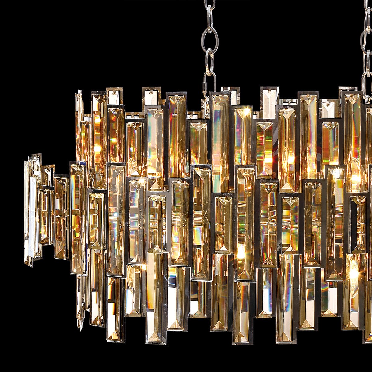 Vienna 16-Light Oval Chandelier 31892-018 Eurofase Lighting - Bright Light Chandeliers