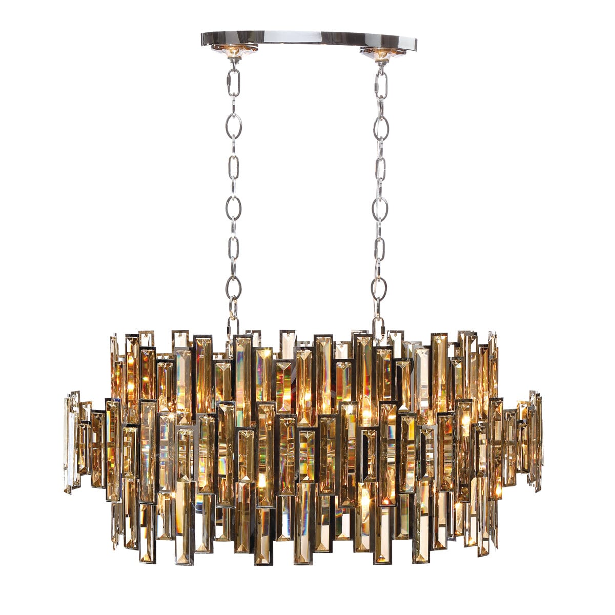 Vienna 16-Light Oval Chandelier 31892-018 Eurofase Lighting - Bright Light Chandeliers