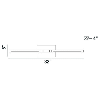 Philip 1-Light LED Wall Sconce 32877-014 Eurofase Lighting - Bright Light Chandeliers