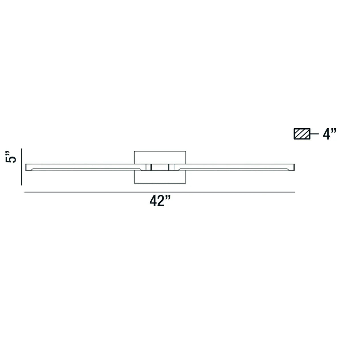 Philip 1-Light LED Wall Sconce 32878-011 Eurofase Lighting - Bright Light Chandeliers