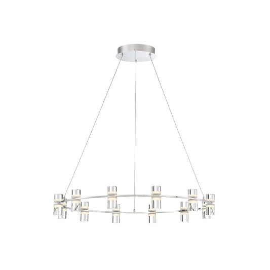 Netto Medium LED Chandelier 33725-017 Eurofase Lighting - Bright Light Chandeliers