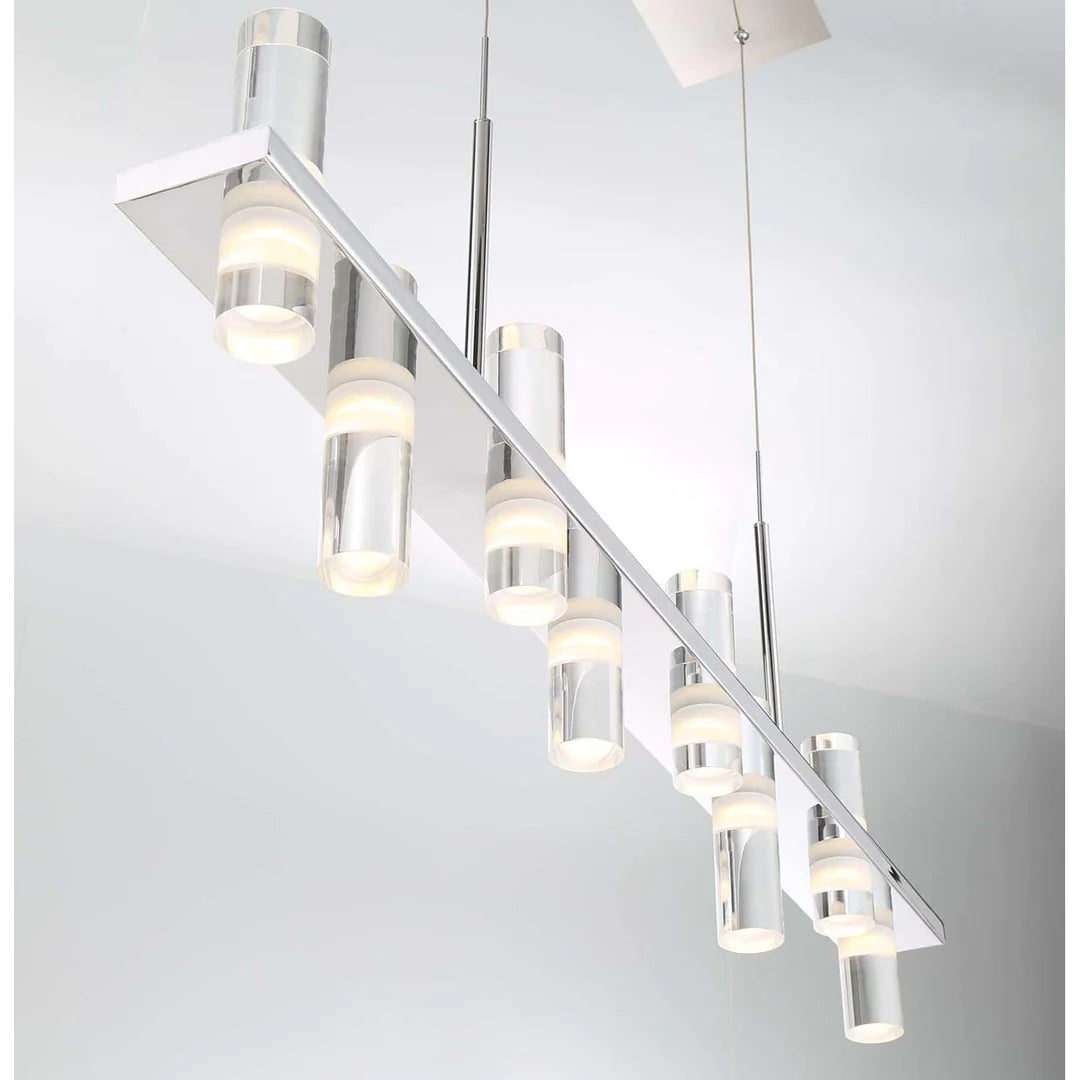 Netto Linear LED Chandelier 33723-013 Eurofase Lighting - Bright Light Chandeliers
