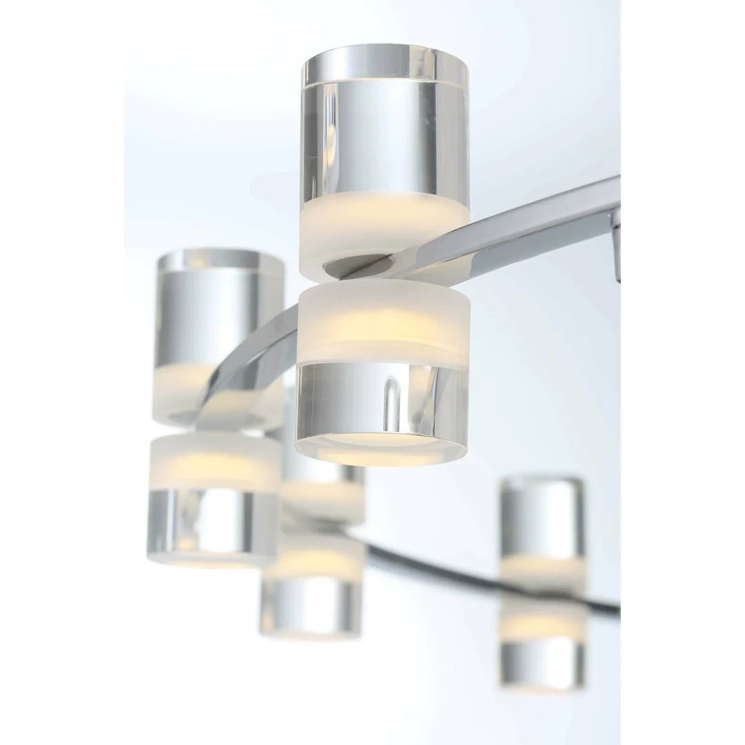 Netto Three-Tier LED Chandelier 33726-014 Eurofase Lighting - Bright Light Chandeliers
