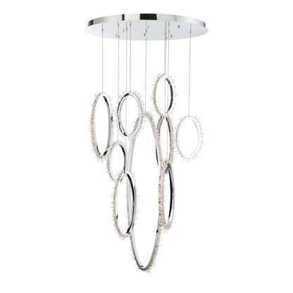 Scoppia 9-Light LED Chandelier 33732-015 Eurofase Lighting - Bright Light Chandeliers