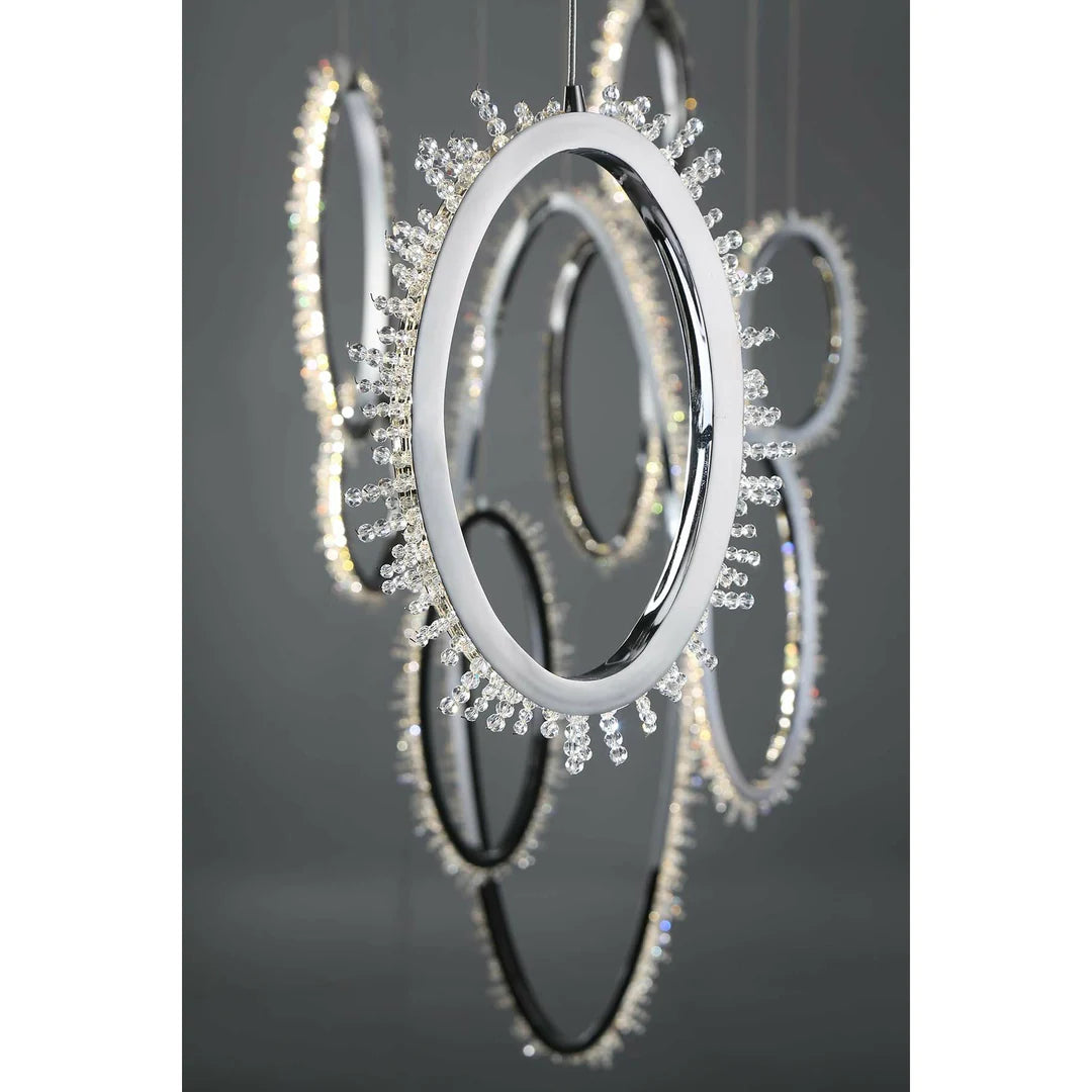Scoppia 9-Light LED Chandelier 33732-015 Eurofase Lighting - Bright Light Chandeliers