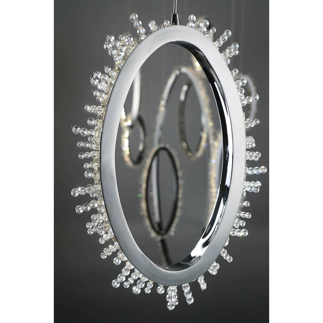 Scoppia 9-Light LED Chandelier 33732-015 Eurofase Lighting - Bright Light Chandeliers