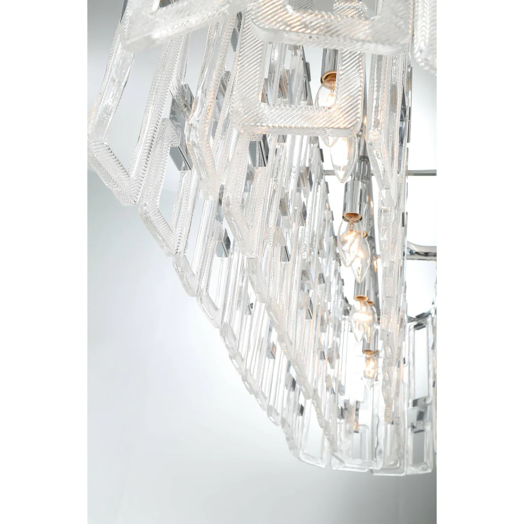 Viviana 7-Light Oval Chandelier 33742-014 Eurofase Lighting - Bright Light Chandeliers