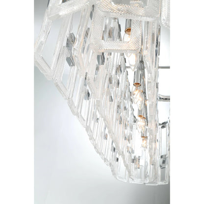 Viviana 7-Light Oval Chandelier 33742-014 Eurofase Lighting - Bright Light Chandeliers