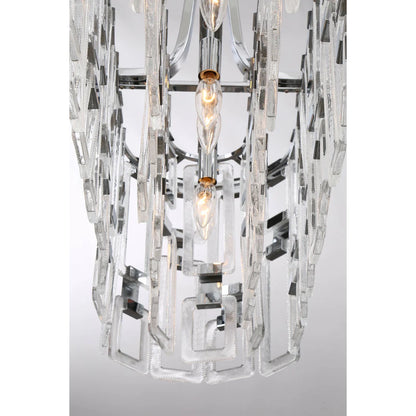 Viviana 7-Light Oval Chandelier 33742-014 Eurofase Lighting - Bright Light Chandeliers