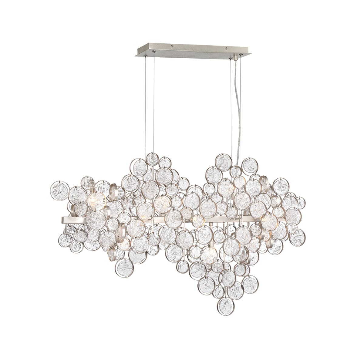 Trento 12-Light Oval Chandelier 34031-018 Eurofase Lighting - Bright Light Chandeliers