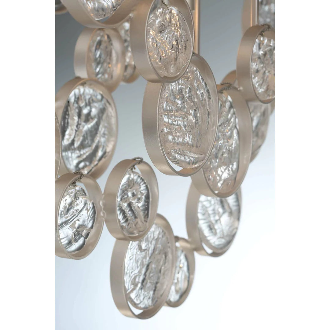 Trento 12-Light Oval Chandelier 34031-018 Eurofase Lighting - Bright Light Chandeliers