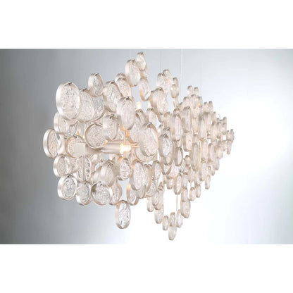 Trento 12-Light Oval Chandelier 34031-018 Eurofase Lighting - Bright Light Chandeliers