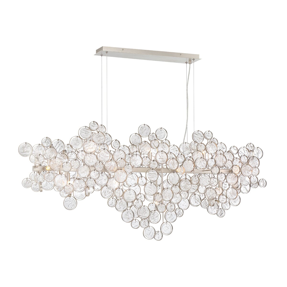 Trento 15-Light Oval Chandelier 34032-015 Eurofase Lighting - Bright Light Chandeliers