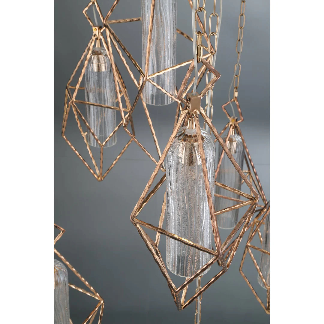 Verdino 25" Round Chandelier 34041-017 Eurofase Lighting - Bright Light Chandeliers