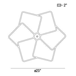 Oliti LED Surface Mount 34109-014 Eurofase Lighting - Bright Light Chandeliers