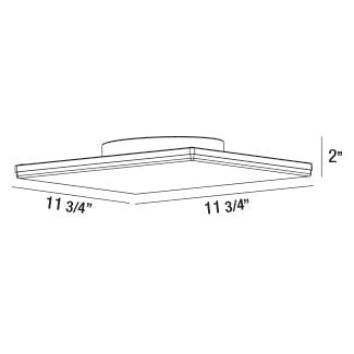 Outdoor Square LED Surface Mount 34117-019 Eurofase Lighting - Bright Light Chandeliers