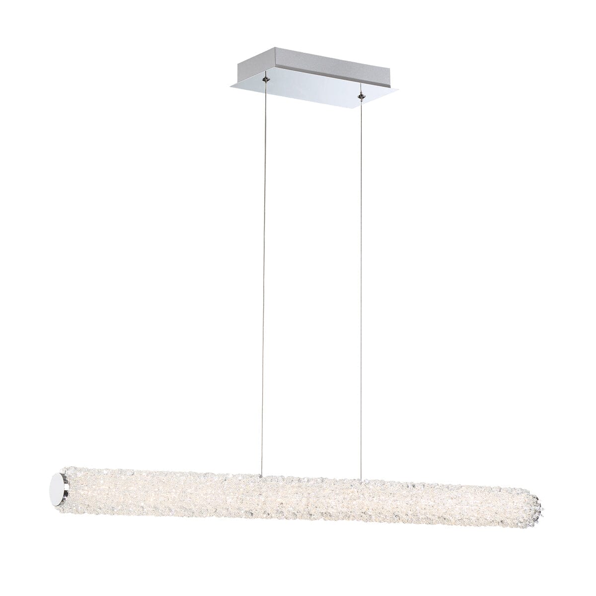 Sassi Small Linear LED Chandelier 34154-014 Eurofase Lighting - Bright Light Chandeliers