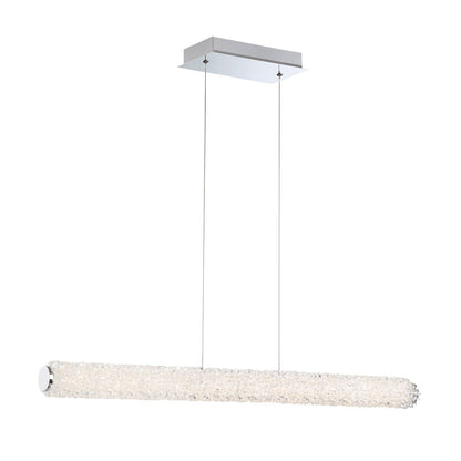 Sassi Small Linear LED Chandelier 34154-014 Eurofase Lighting - Bright Light Chandeliers