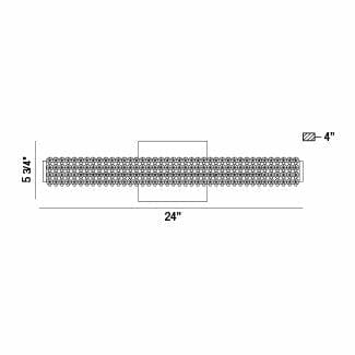 Sassi Medium LED Wall Sconce 34157-015 Eurofase Lighting - Bright Light Chandeliers