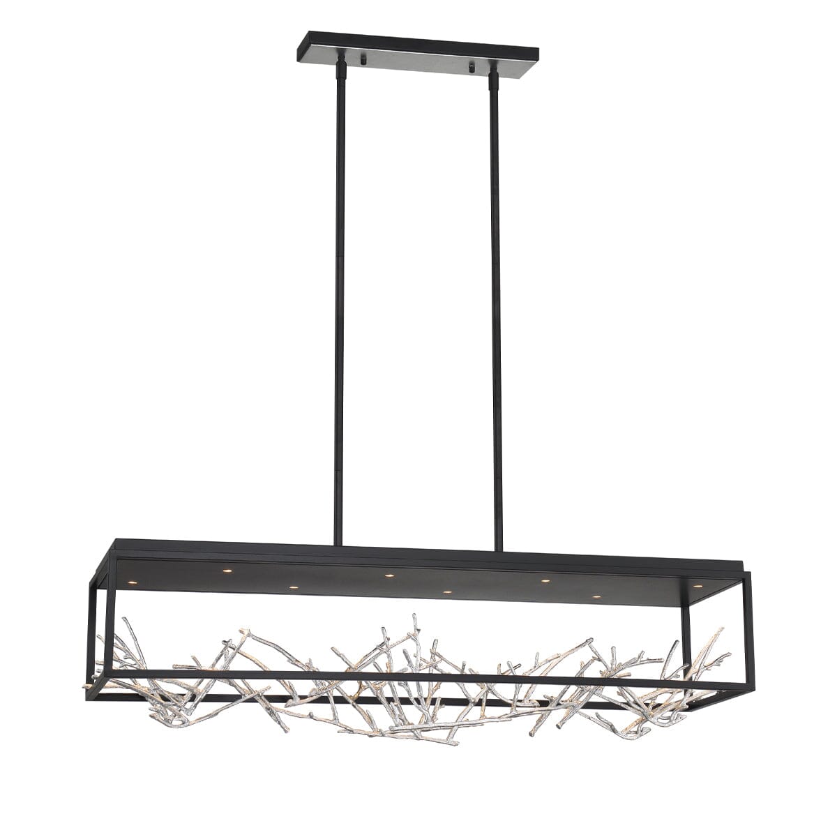 Aerie Rectangular LED Chandelier 35642-015 Eurofase Lighting - Bright Light Chandeliers